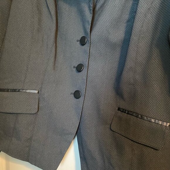 Black pin dot blazer - Picture 4 of 4